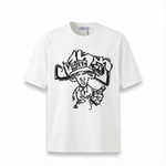 Camiseta 197002 Oversize Blanca Para Hombre