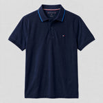Camiseta 185043 Tipo Polo Azul Oscuro Para Hombre