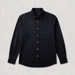 Camisa 50021 Manga larga Negro para hombre