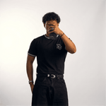 Camiseta 66020 Básica Negra Para Hombre