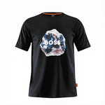 Camiseta 786647 Estampada Negra Para Hombre