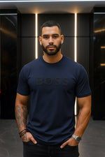 Camiseta 786656 Estampada Azul Oscuro Para Hombre
