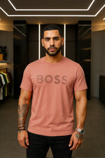 Camiseta 786656 Estampada Naranjada Para Hombre