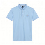 Camiseta 185026 Tipo Polo Azul Claro para hombre