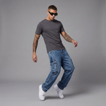 Camiseta 826001 Básica Gris Para Hombre