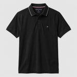 Camiseta 185043 Tipo Polo Negra Para Hombre