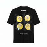Camiseta 881196 Oversize Negro para hombre