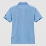 Camiseta 185023 Tipo Polo Azul Claro para hombre