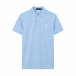 Camiseta 918007 Tipo Polo Azul Claro para hombre