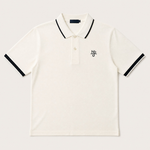 Camiseta 918053 Tipo Polo Crema para hombre
