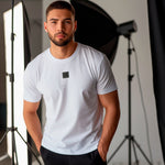 Camiseta B66002 Básica Blanco Para Hombre