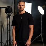 Camiseta B66002 Básica Negro Para Hombre