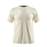 Camiseta 66778 Estampada Crema Para Hombre