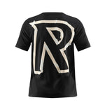 Camiseta 66778 Estampada Negra Para Hombre