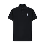 Camiseta 22552# Tipo Polo Negra Para Hombre