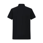 Camiseta 22552# Tipo Polo Negra Para Hombre