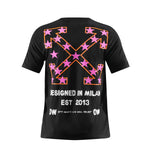 Camiseta 66792 Estampada Negra Para Hombre