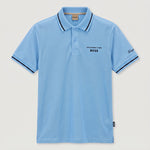 Camiseta 185023 Tipo Polo Azul Claro para hombre