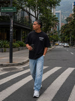 Camiseta 788354 Oversize Negro para hombre