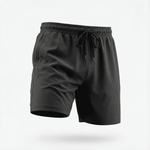 Pantaloneta Deportiva Básica Negra Para Hombre Ref. PAN08