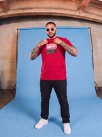 Camiseta 786490 Estampada Rojo para hombre