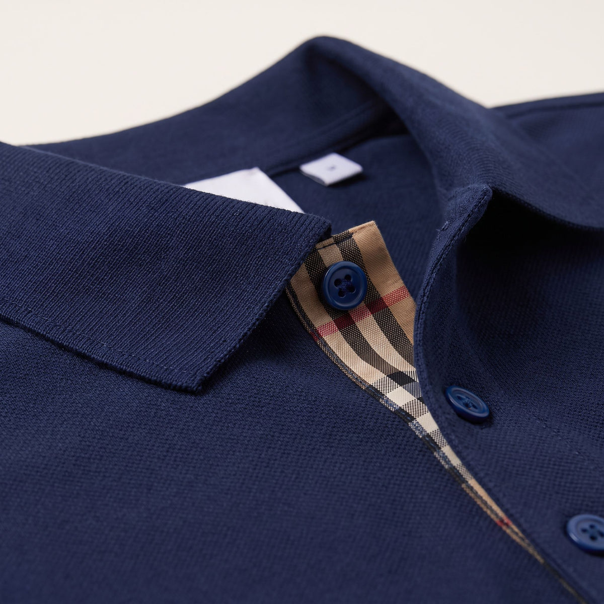Camiseta 185041 Tipo Polo Azul Oscuro para hombre