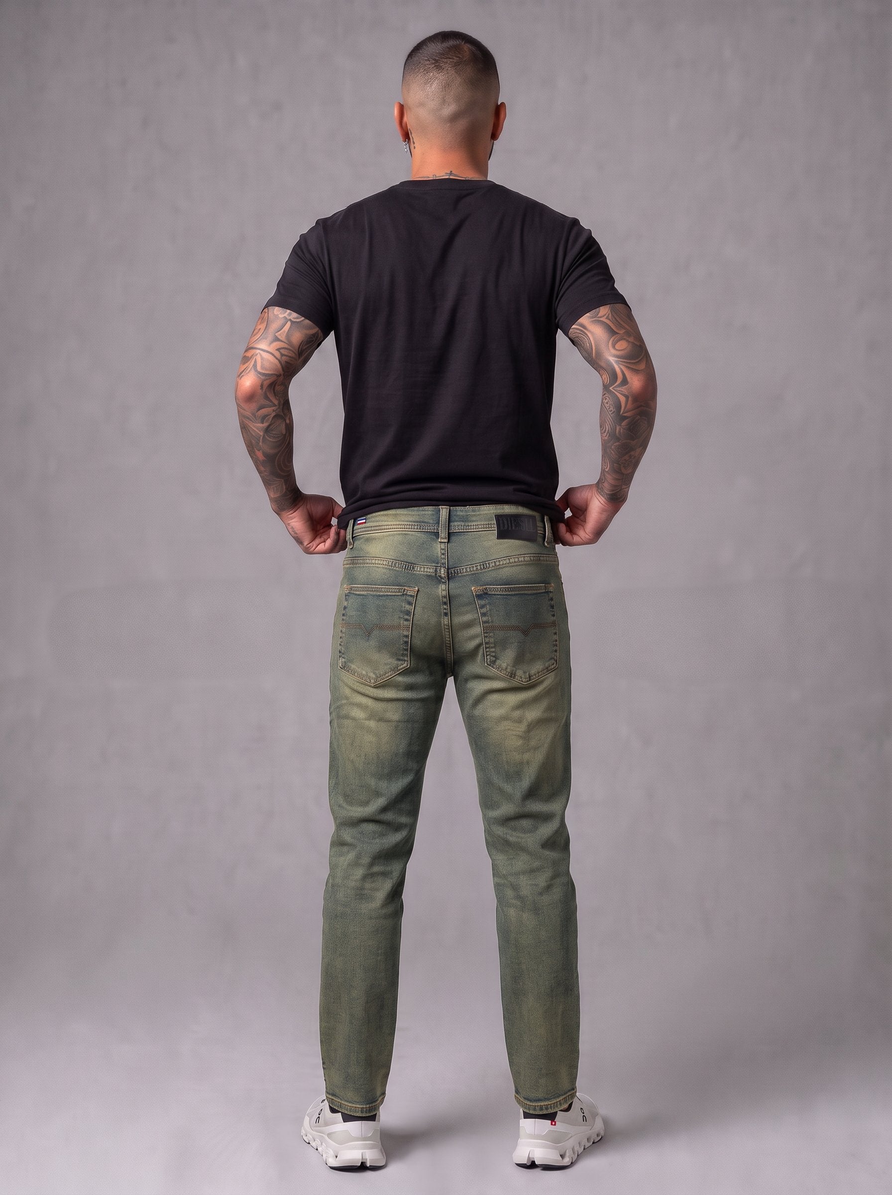 Jean DSL GCK005 Azul/Cafe Para Hombre