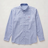 Camisa 50018 Manga larga  Azul Claro para hombre