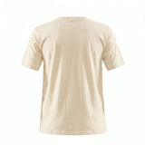 Camiseta 921044 Básica Crema para hombre