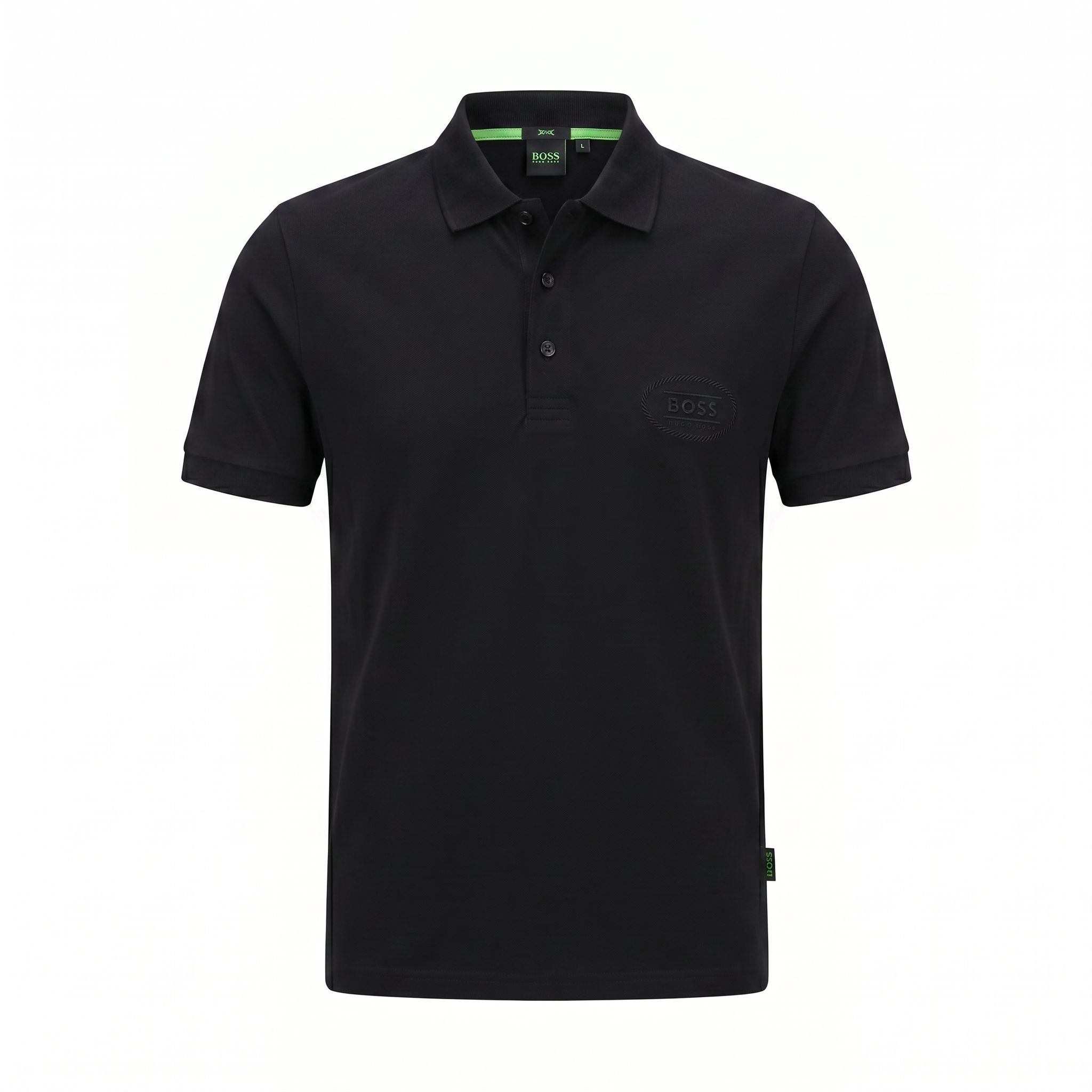Camiseta 185024 Tipo Polo Negro para hombre