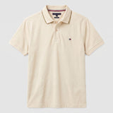 Camiseta 185043 Tipo Polo Crema para hombre
