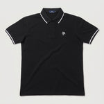 Camiseta 918053 Tipo Polo Negro para hombre