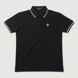 Camiseta 918053 Tipo Polo Negro para hombre