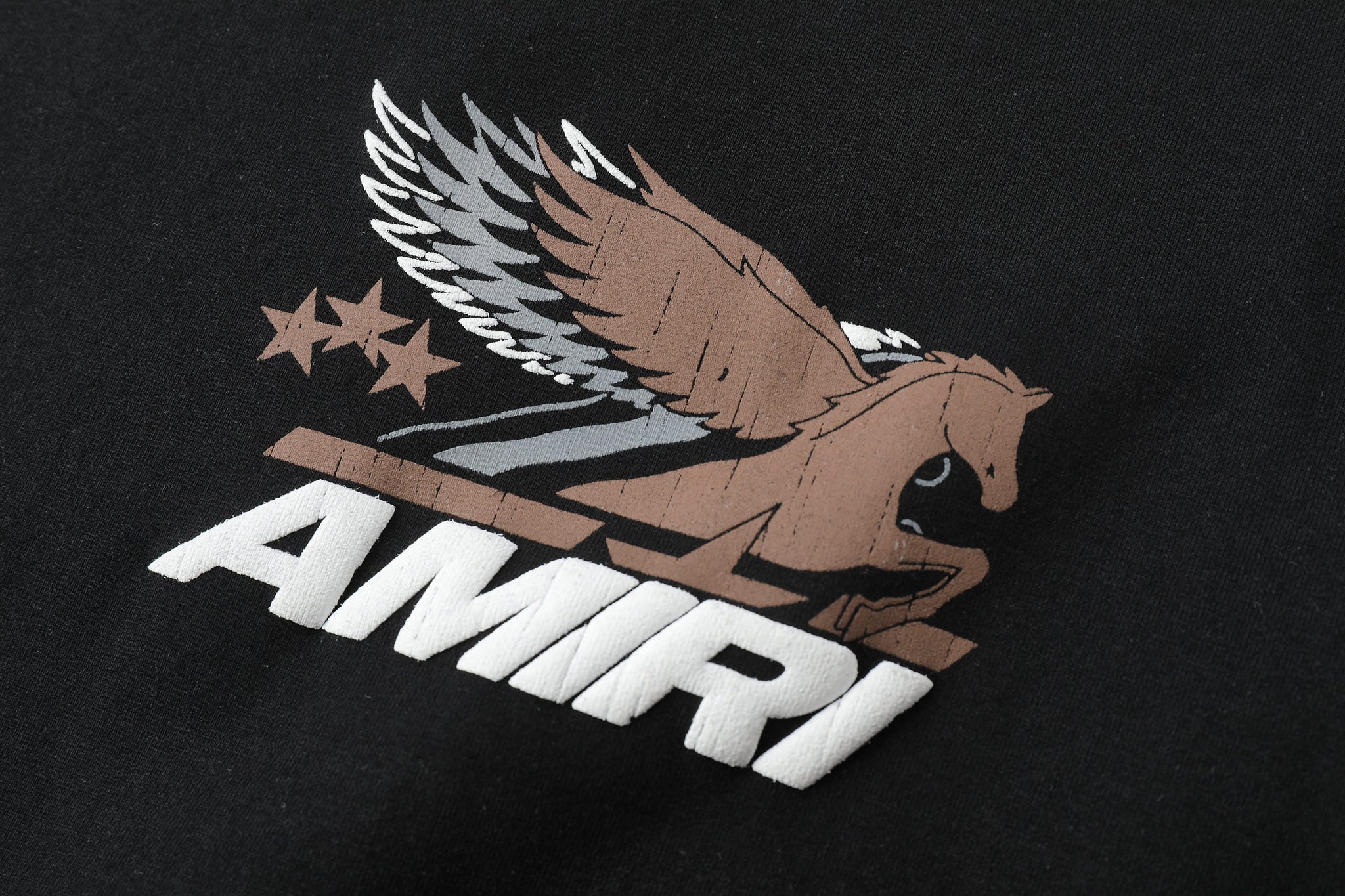 Camiseta 66781 Estampada Negra Para Hombre