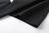 Camiseta 66778 Estampada Negra Para Hombre
