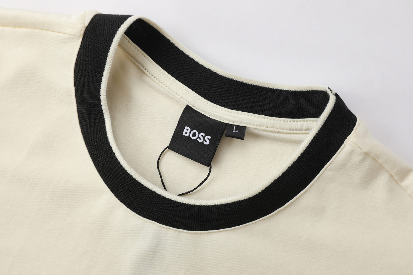 Camiseta 786887 Básica Crema Para Hombre