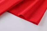 Camiseta 66676 Básica Roja Para Hombre