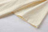 Camiseta B66042 Básica Crema Para Hombre