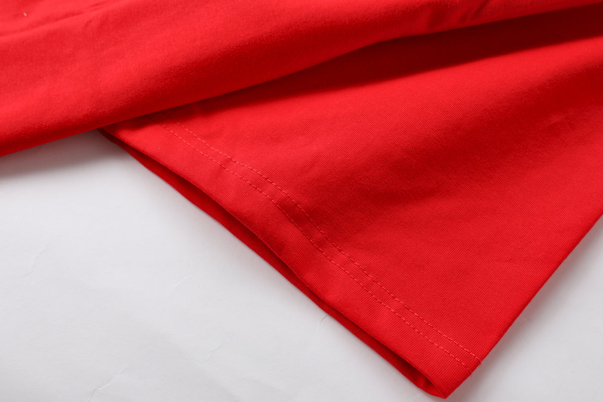 Camiseta B66042 Básica Roja Para Hombre