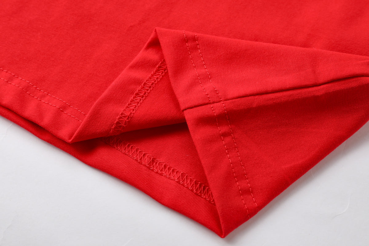 Camiseta B66042 Básica Roja Para Hombre