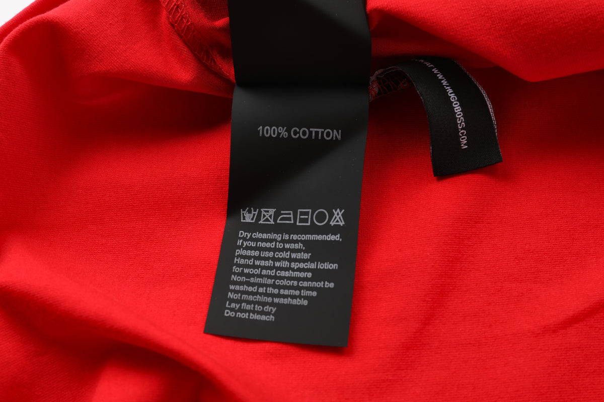 Camiseta B66042 Básica Roja Para Hombre