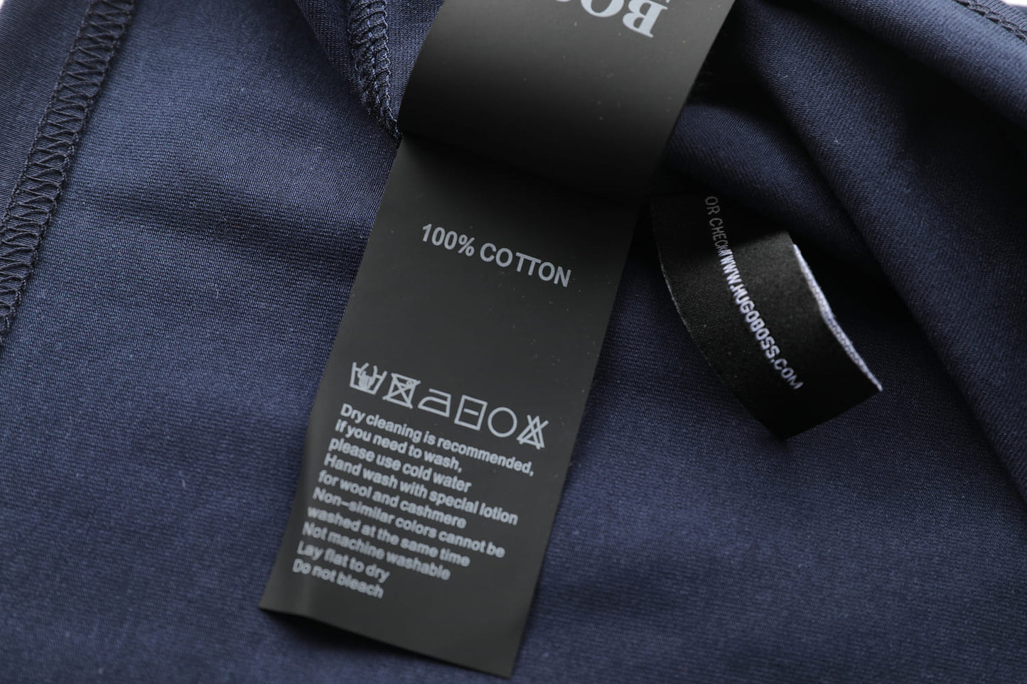 Camiseta 66041 Estampada Azul Oscuro Para Hombre
