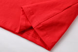 Camiseta 786878 Estampada Roja Para Hombre