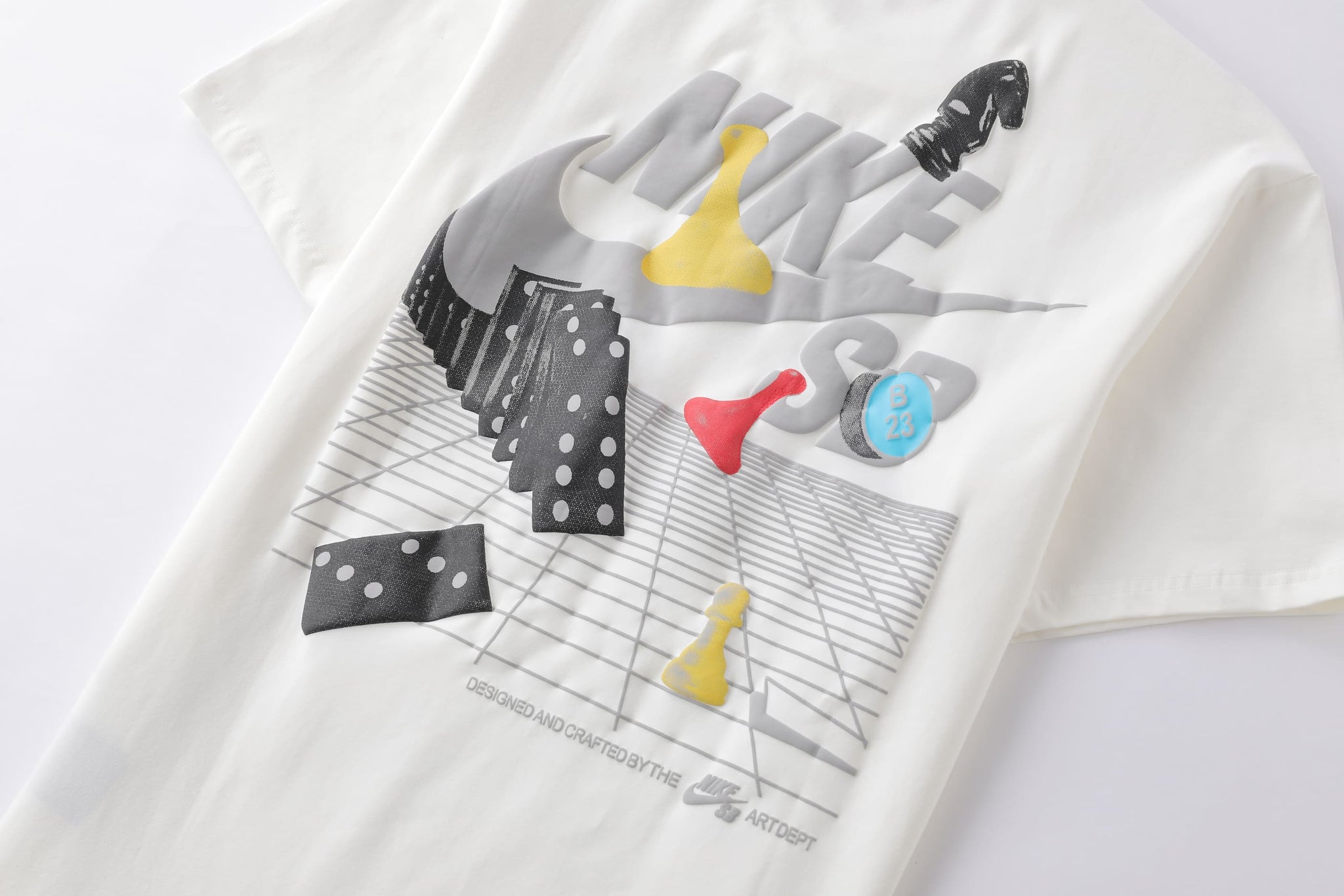 Camiseta 786631 Estampada Blanca Para Hombre