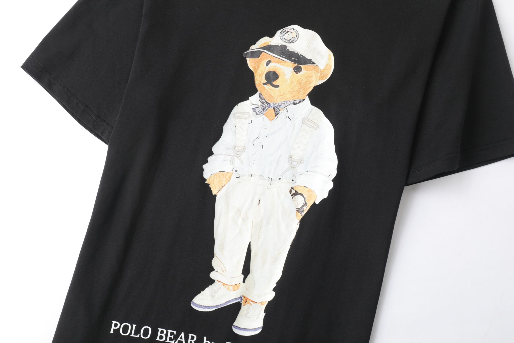 Camiseta 786890 Estampada Negra Para Hombre