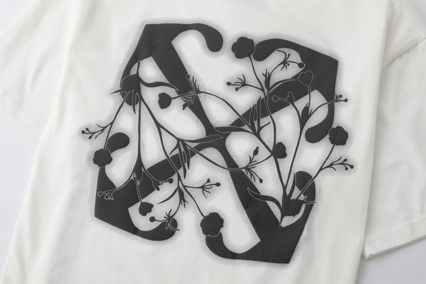 Camiseta 66787 Estampada Blanca Para Hombre