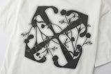 Camiseta 66787 Estampada Blanca Para Hombre