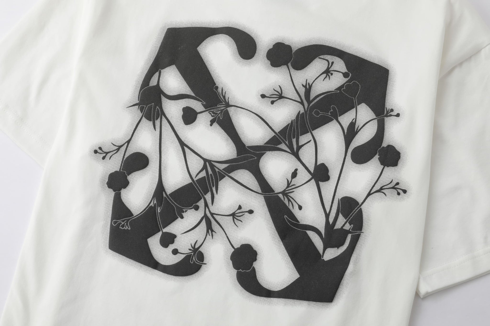 Camiseta 66787 Estampada Blanca Para Hombre