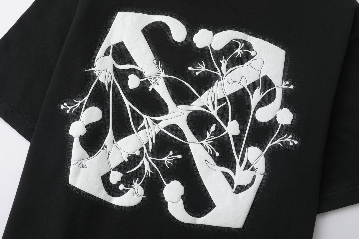 Camiseta 66787 Estampada Negra Para Hombre