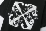 Camiseta 66787 Estampada Negra Para Hombre